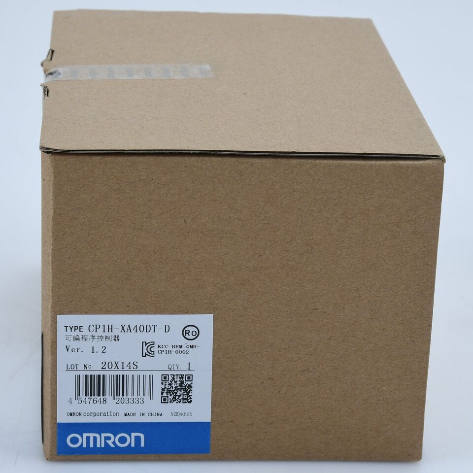 Omron CP1H-XA40DT-D: 1-Year In-Box PLC Controller - OMRON