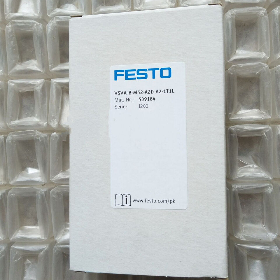 new Festo VSVA-B-M52-AZD-A2-1T1L 539184 Solenoid Valve One VSVABM52AZDA21T1 - FESTO