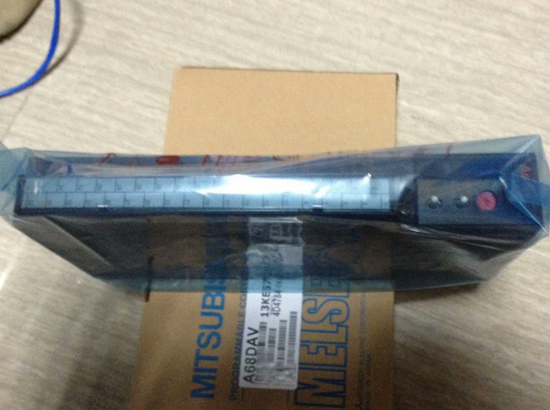 new Mitsubishi A68DAV PLC Analog Output Unit MELSEC ping - MITSUBISHI