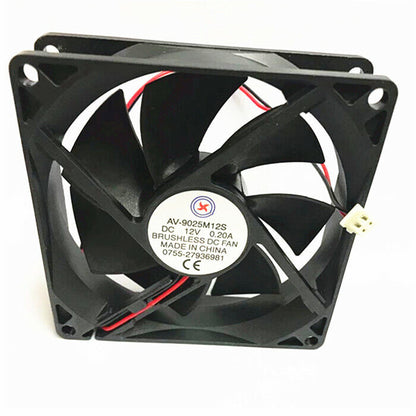 new Power supply refrigerator fan Brushless AV-9025M12S 9cm 9025 12V 0.20A 90*90*25 - KOEED