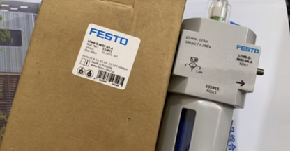 Festo Fine Filter, 1PC, Motorised Filter, 500 µm, 0.1–10 kHz, −40°C to 80°C, AC 12V - FESTO
