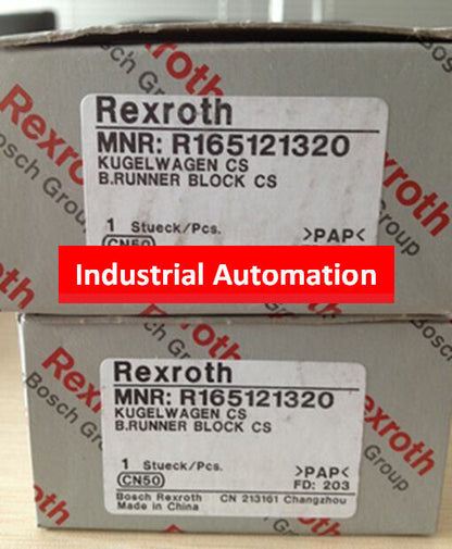 1PC REXROTH Rail Carriage Bearings R165121320 - REXROTH