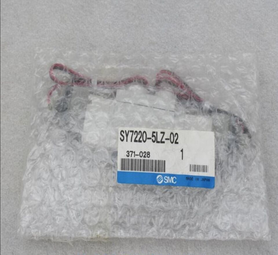 1PC SMC SY7220-5LZ-02 Solenoid Valve: High-Performance hydraulic control valve with PS pressure range and 1/2-inch BSP male threaded installation - SMC