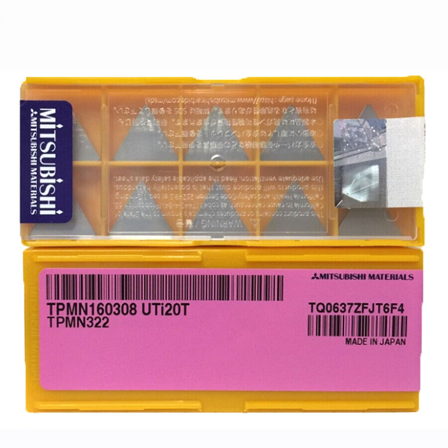 new 10pcs/box Mitsubishi TPMN160308 UTI20T Carbide Inserts - MITSUBISHI
