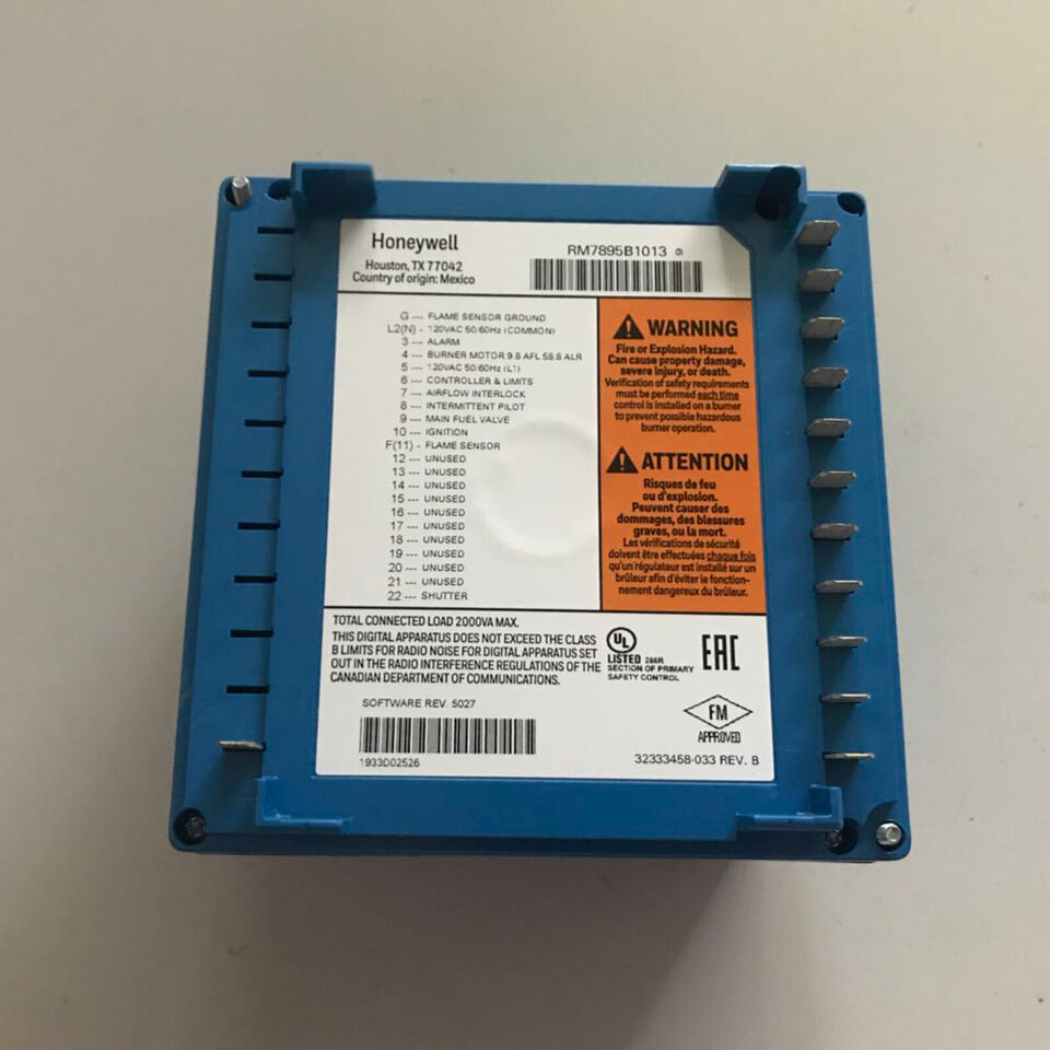 new 1PC Honeywell RM7895B1013 Burner Control In Box ping