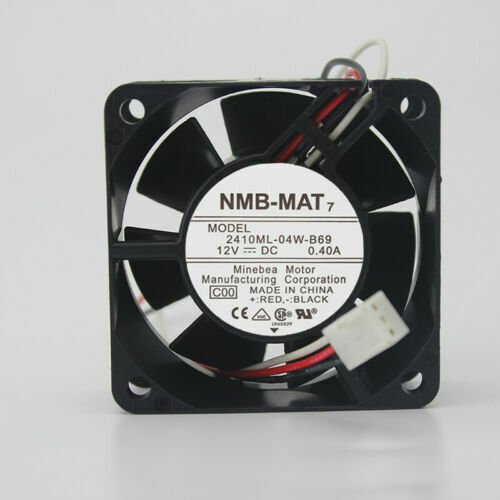 new 1PC 3 line double ball stop cooling fan 2410ML-04W-B69 12V 0.40A 6025 6CM - KOEED