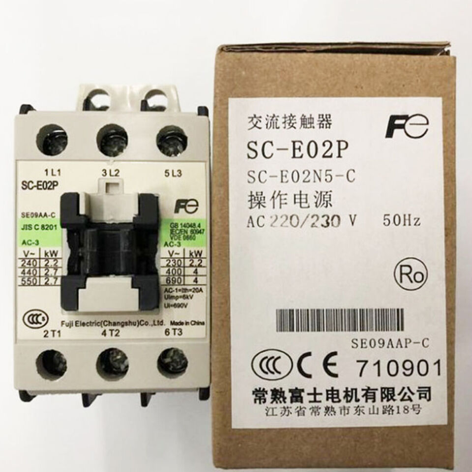 new Fuji SC-E02P AC220V Contactor 1PC SCE02P - FUJI