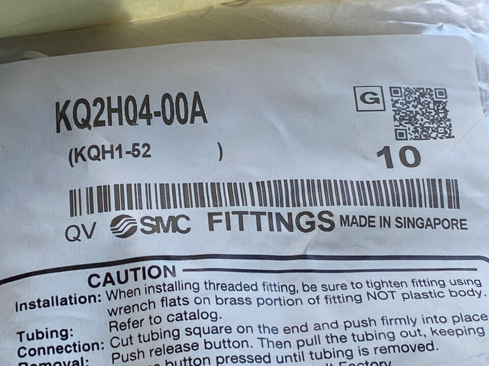 new 10PCS SMC KQ2H04-00A Quick Connector KQ2H0400A - SMC