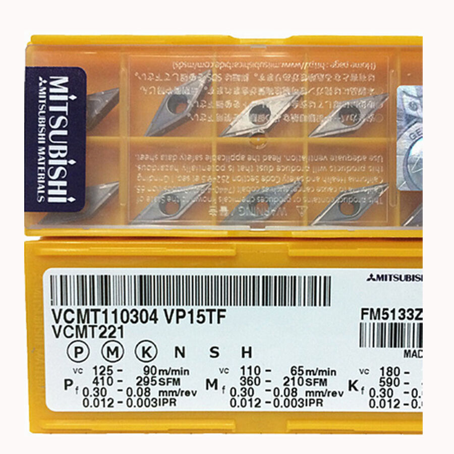 new 10pcs/box Mitsubishi VCMT110304 VP15TF Carbide Inserts CNC - MITSUBISHI
