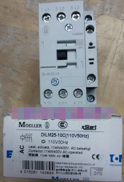 new Eaton Moeller DILM25-10 1PC  PKZM025 110V50Hz Moeller