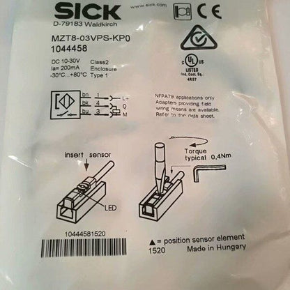 new 1PC Sick MZT8-03VPS-KP0 Proximity Switch Sensor MZT803VPSKP0 - SICK
