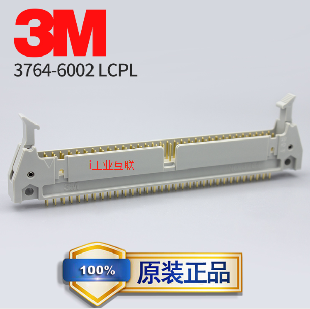 new 1PC NO:3764-6002LCPL gray PBT 3M straight horn 64P connector - NORIKA