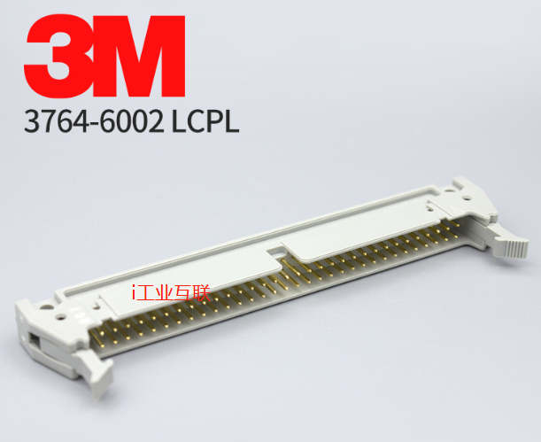 new 1PC NO:3764-6002LCPL gray PBT 3M straight horn 64P connector - NORIKA