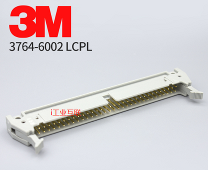 new 1PC NO:3764-6002LCPL gray PBT 3M straight horn 64P connector - NORIKA