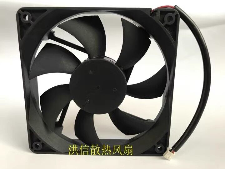 new 1 PCS fan 0.40A 12025 12CM 2 wire cooling fan MWP1225L12S DC12V - KOEED