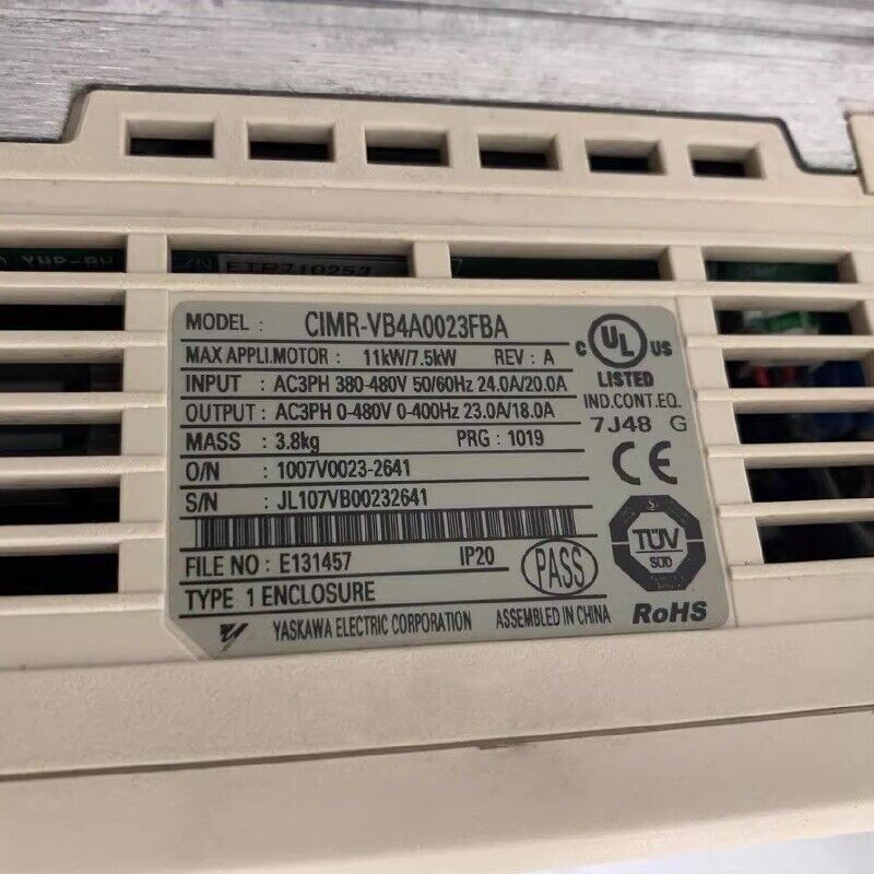 new 1PC Yaskawa CIMR-VB4A0023FBA Inverter ping