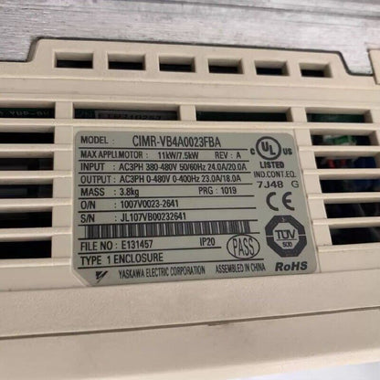new 1PC Yaskawa CIMR-VB4A0023FBA Inverter ping