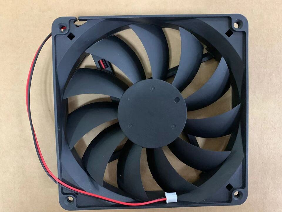 new 1X Wholesale dual ball bearing chassis fan 13525 12V 0.44A ADN512UB-A90 135mm - 1X