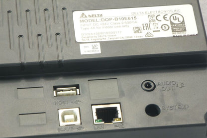 Delta DOP-B10E615 HMI Touch Screen One Ping - DELTA