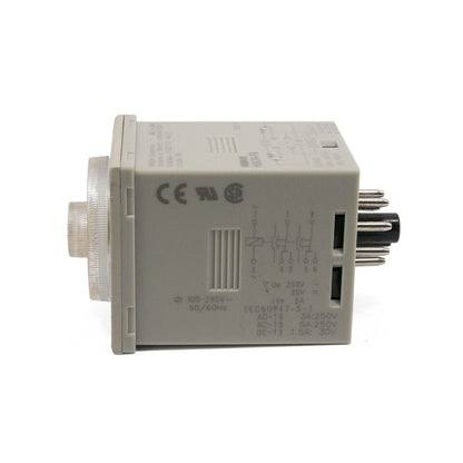 new Omron H3CR-F8 100-240VAC Timer One H3CRF8 - OMRON