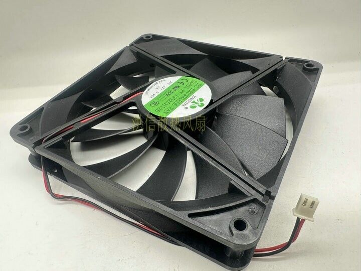 new 1 PCS Fan 135*25MM 2 wire cooling fan PY-13525H12S DC12V 0.48A - DELTA
