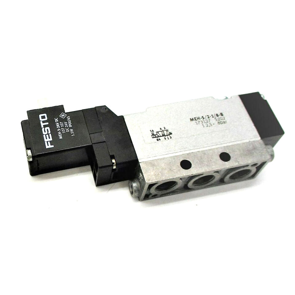 new 1PC Festo MEH-5/2-1/8-B 173127 Solenoid Valve ping - FESTO