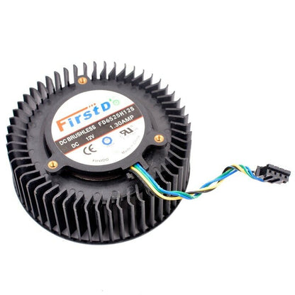 new 1PC For FD6525H12S 12V 1.3A 4PIN R9 270/270X 470 480 Graphics Card CPU Fan - PLCCORE