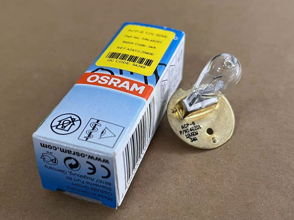 new 1PC for TOPCON 12V50W ACP-8 Lamp 42412-20400 Osram 64610 Ophthalmic Projector - OSRAM