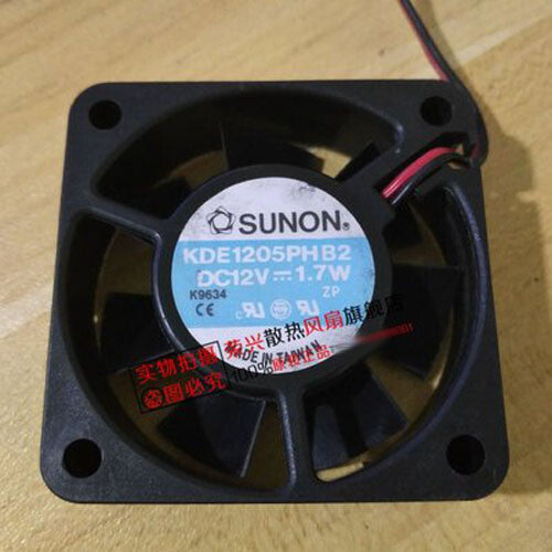 new Sunon KD1205PHB2 5015 12V 1.7W 2-wire chassis inverter fan