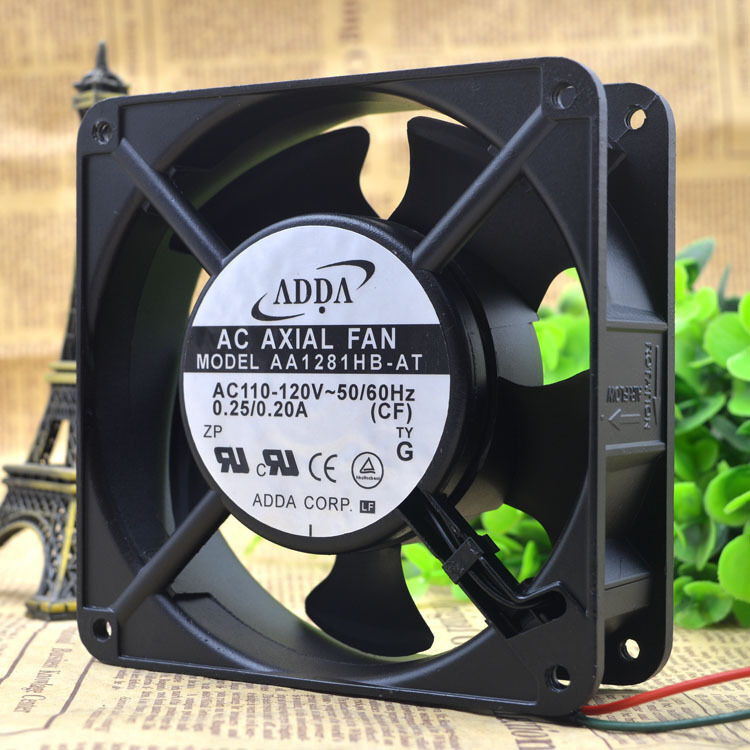 new 1 PCS Elevator cooling fan AA1281HB-AT AC110 120V 0.25A 0.2A 12038 Fan - KOEED