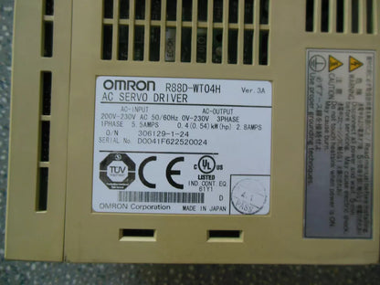 Omron R88DWT04H Servo Driver - OMRON