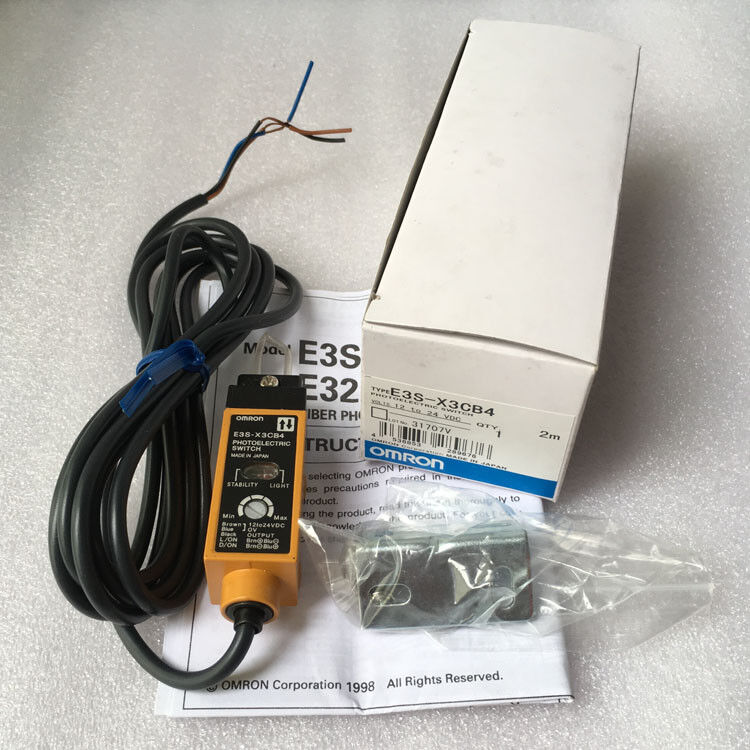 High-Efficiency Omron Photoelectric Switch E3S-X3CB4 for Industrial Applications - OMNION