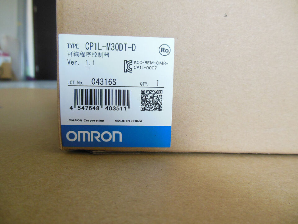 Omron CP1L-M30DT-D / CP1LM30DT-D 1PC Smart Temperature Controller with LCD Display - OMRON