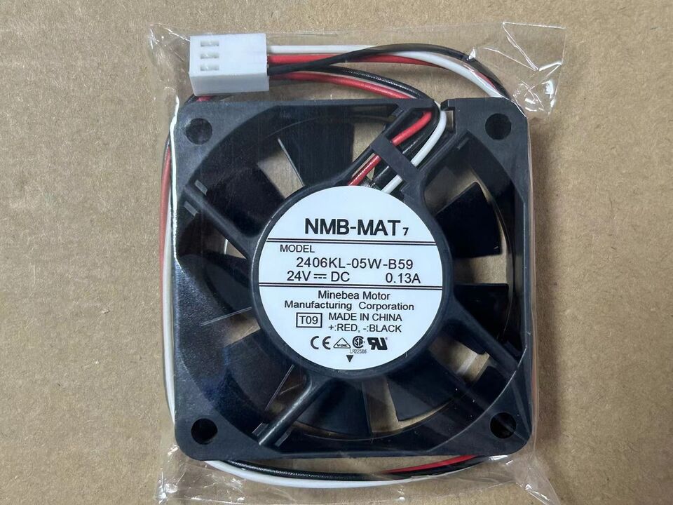 new 1PC 0.13A 3Pin 60*60*15MM 2406KL-05W-B59 DC 24V - BD