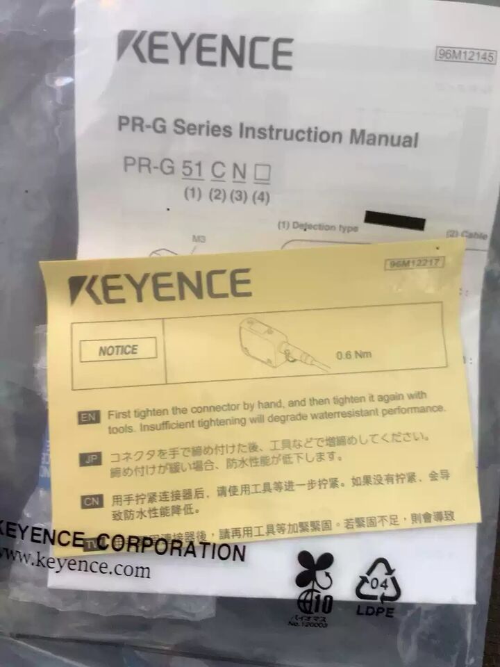 new 1PC Keyence PR-G41CP Photoelectric Sensor Switch PRG41CP ping - KEYENCE