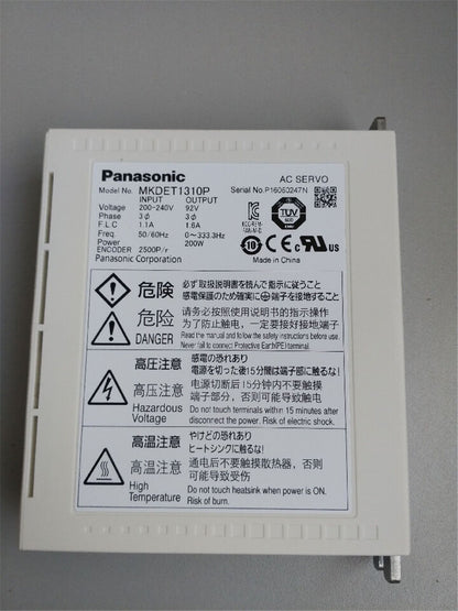 new One Panasonic AC Servo Drive MKDET1310P In Box ping - PANASONIC