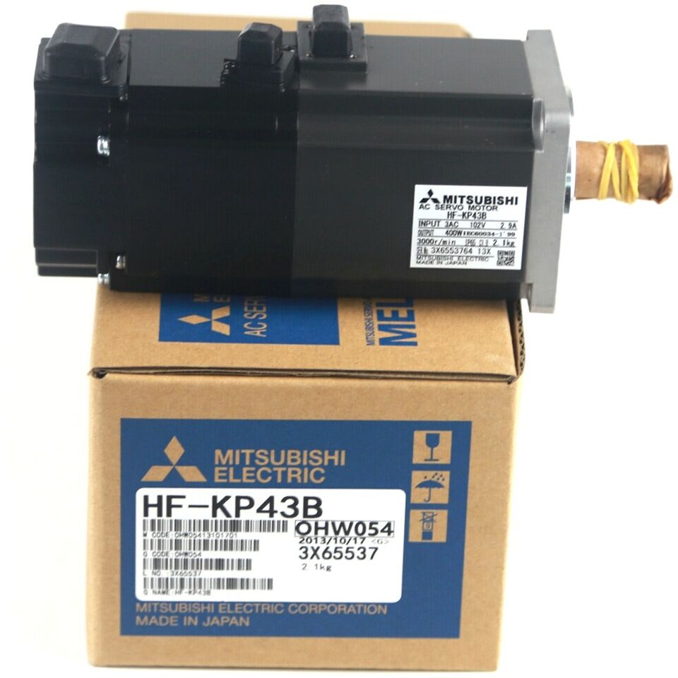 Mitsubishi HF-KP43B Servo Motor 1PC (220V, 1450 RPM) for PLC Applications - MITSUBISHI