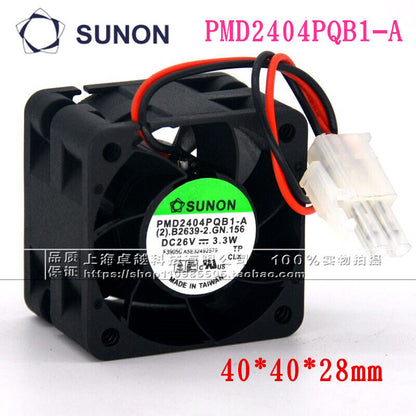 new 1PC 2pin Inverter Fan PMD2404PQB1-A 26V 3.3W 4CM 40 * 40 * 28MM - VENDOR TBD