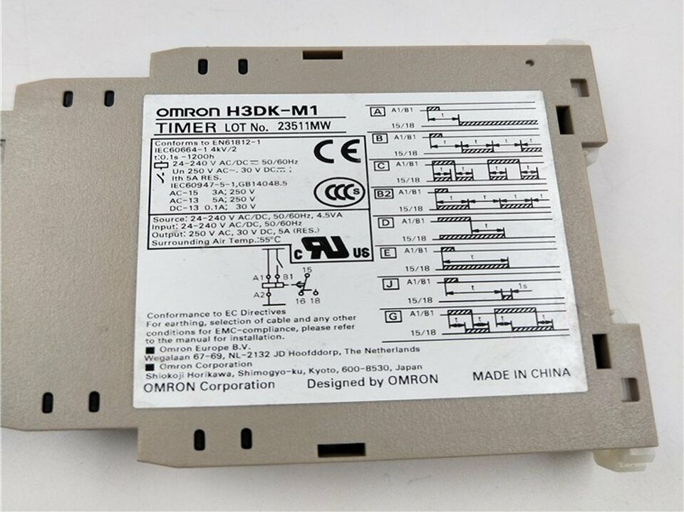 new Omron H3DK-M1 Timer Relay One H3DKM1 - OMRON
