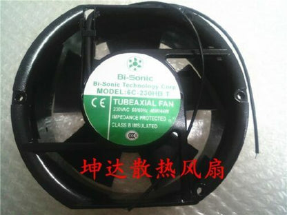 new 1pcs Bi-sonic 6C-230HBT 17251 230V 0.14/0.16A axial cooling fan