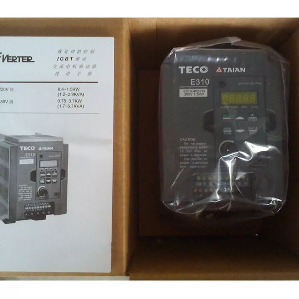 new 1PC  TECO E310-402-H3 Inverter ping E310402H3