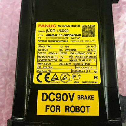 new 1PC  FANUC A06B-0116-B855#0048 Servo Motor In Box ping