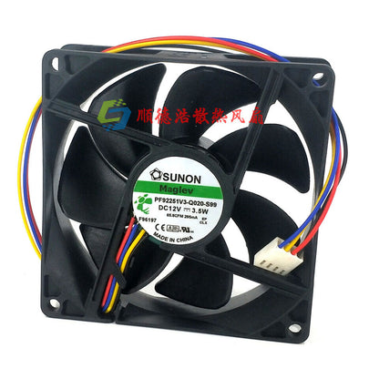 new 1PC magnetic levitation 4-wire cooling fan PF92251V3-Q020C-S99 9225 12V 3.5W - MODCON