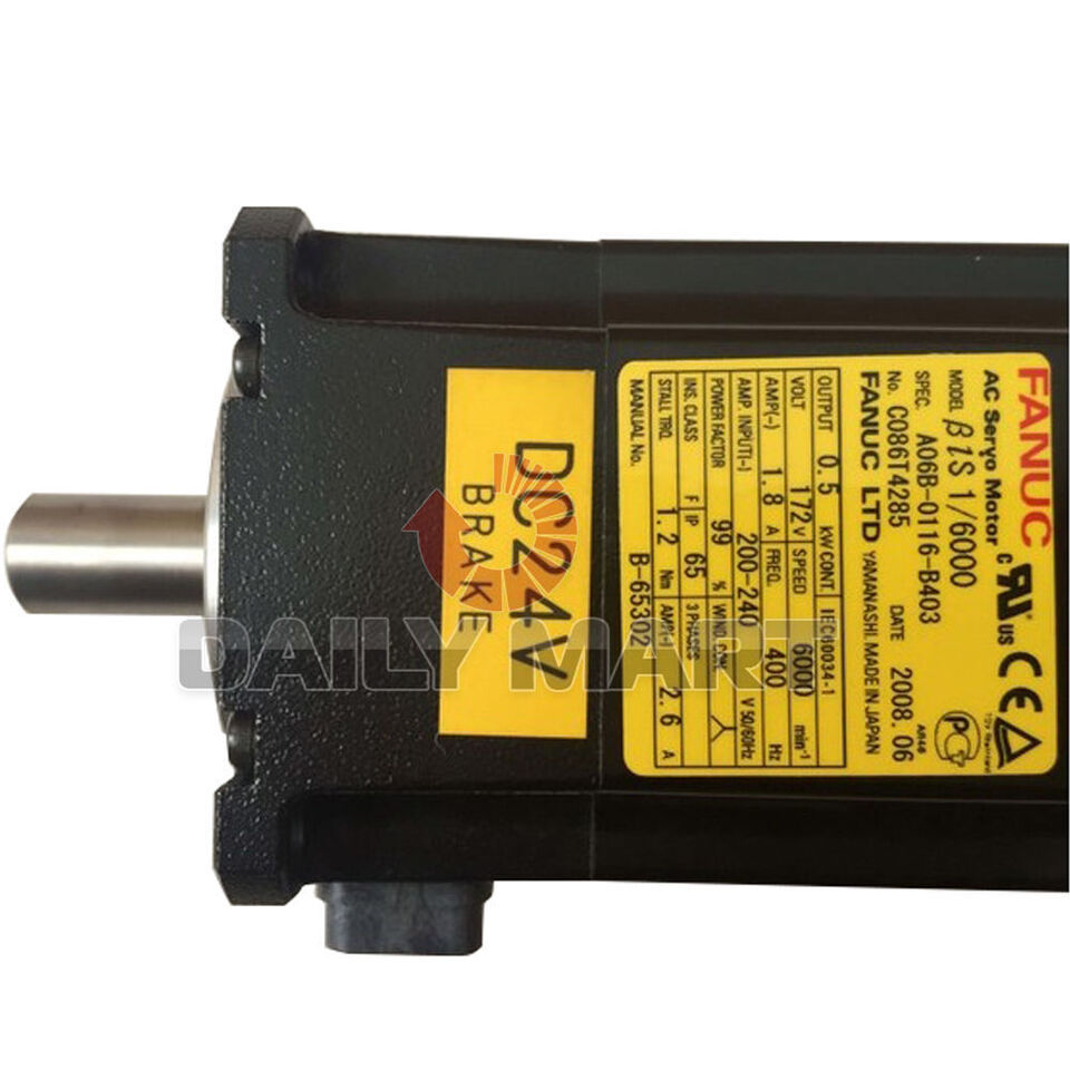 Used FANUC Servo Motor A06B-0116-B403 - FANUC