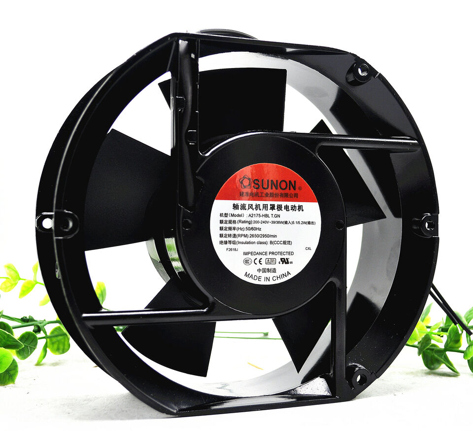 new 1PC 172x150X51mm 17251 Cooling Fan 2PIN A2175-HBL 220-240V - NONE