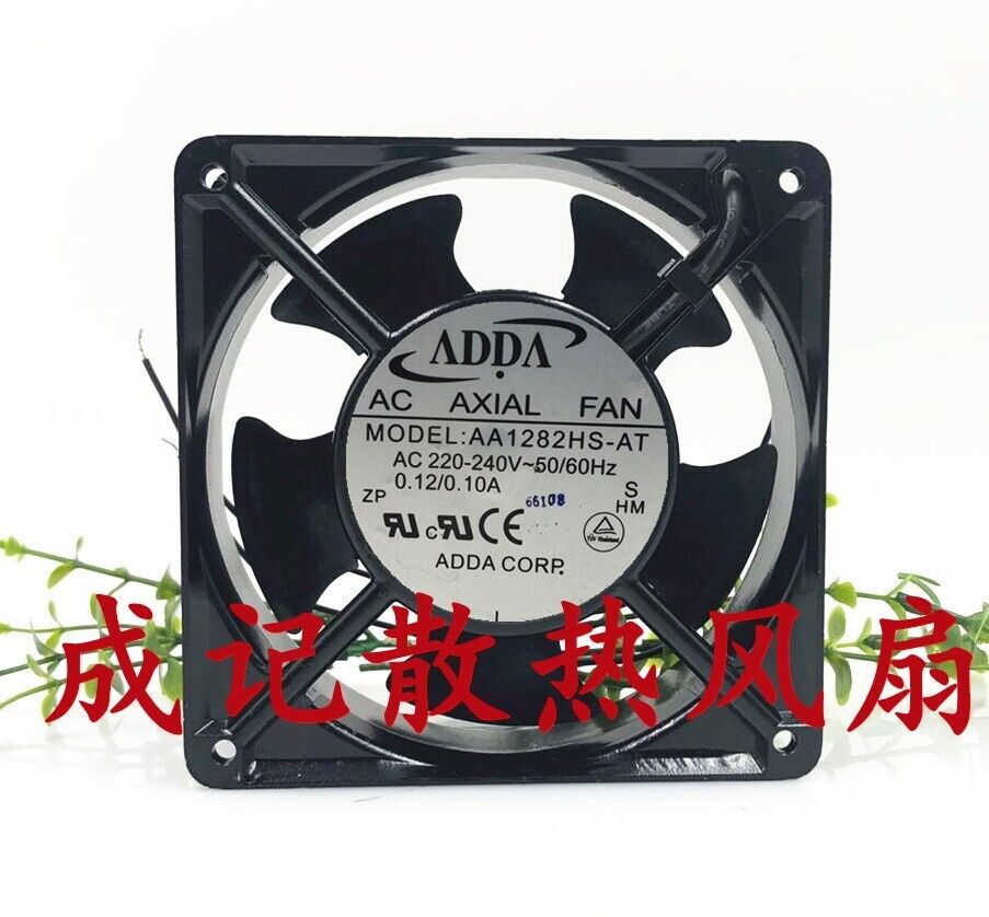 used 1 pcs   Cooling fan  AC AXIAL FAN AA1282HS-AT 220V 0.12/0.10A 12CM