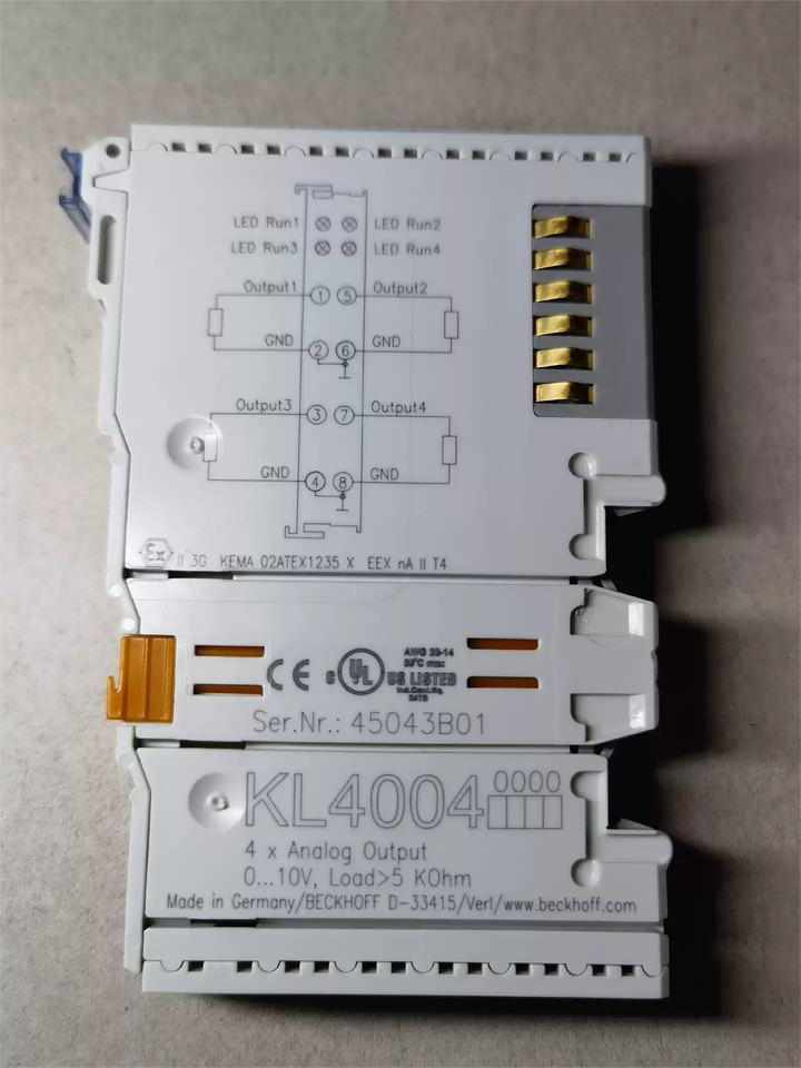new 1PC BECKHOFF KL4004 PLC In Box ping KL 4004 - BECKHOFF