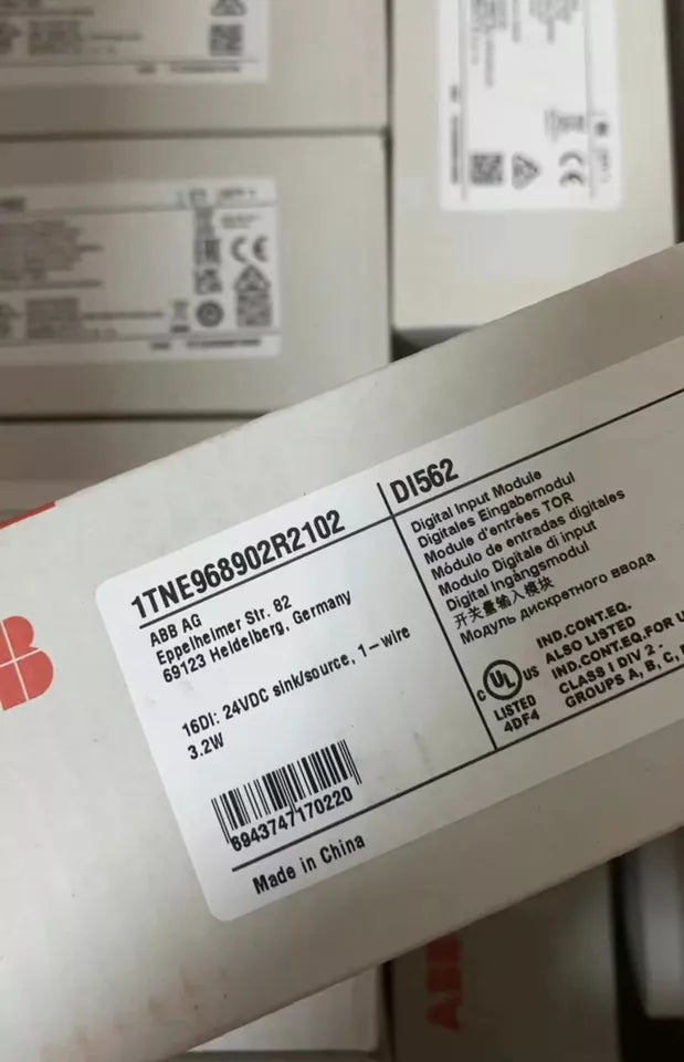 new 1PC ABB 1TNE968902R2102 DI562 Digital Input Module ping - ABB