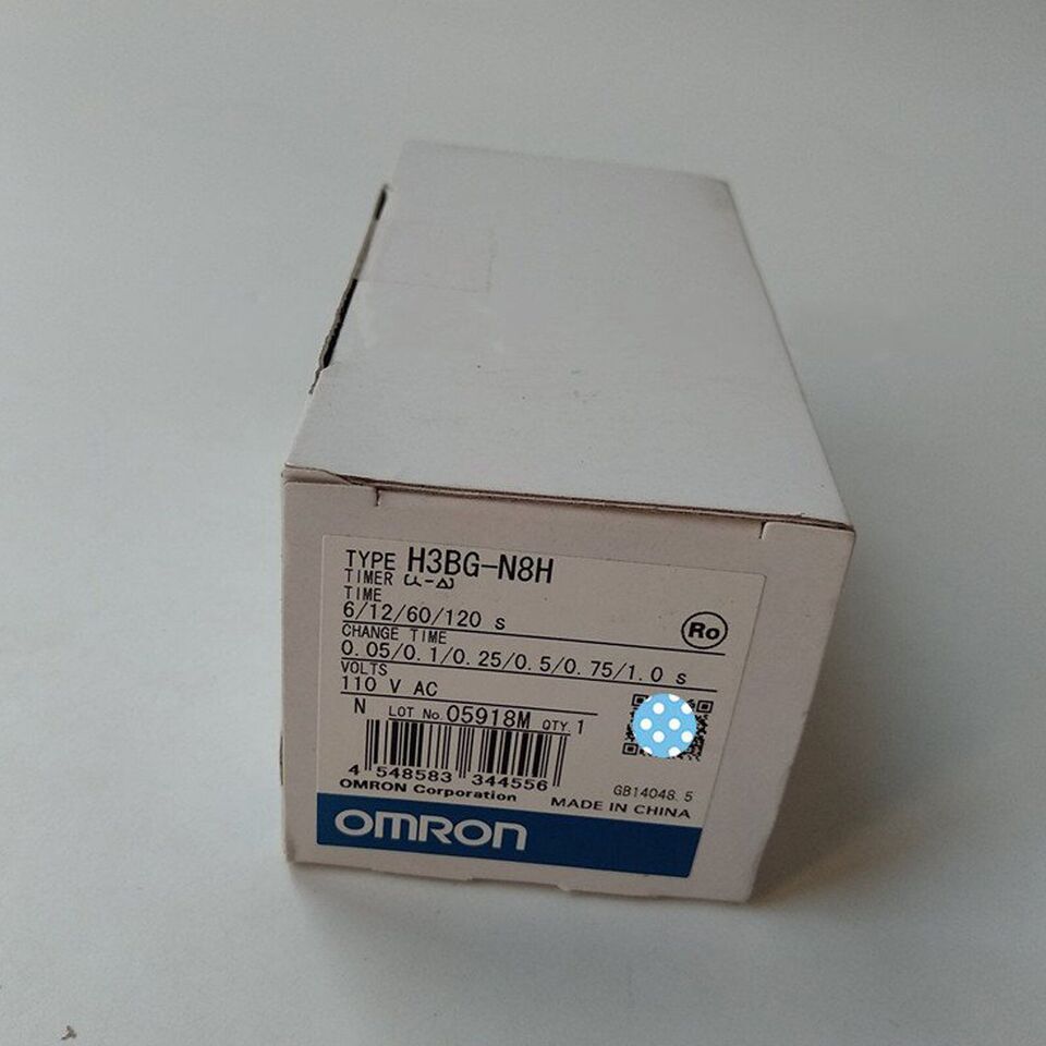 new Omron H3BG-N8H 100-120VAC Timer One H3BGN8H - OMRON