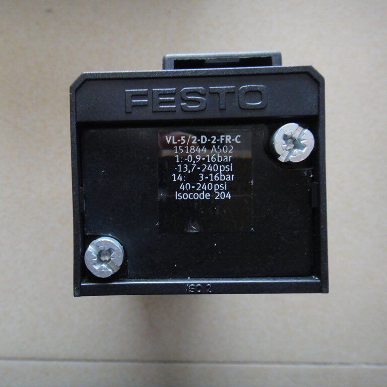 Festo VL-5/2-D-2-FR-C 151844 Pneumatic Valve One - Festo Pneumatic Valves - Industrial Pneumatic Valve - pneumatics - industrial equipment - FESTO AG